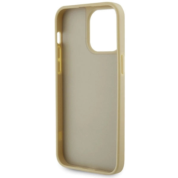 Guess GUHCP14XHDGTPD iPhone 14 Pro Max 6.7" gold/gold hardcase Rhinestone Triangle