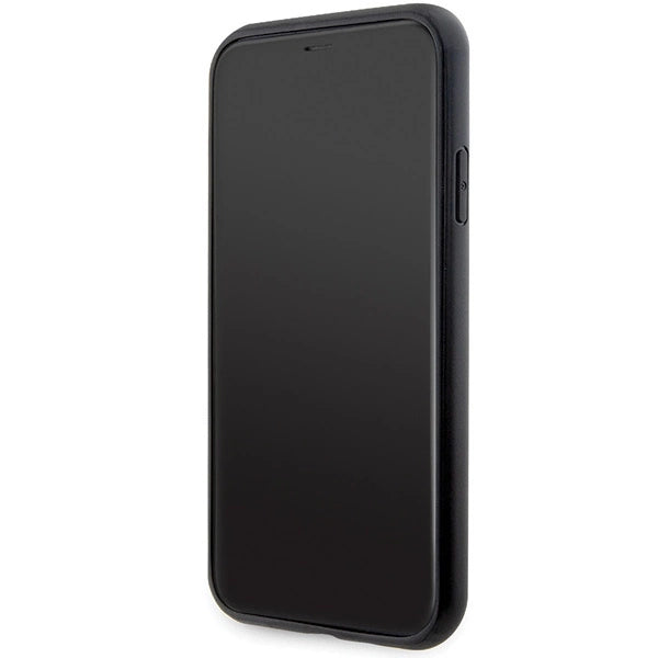 Guess GUHCN61P4SNK iPhone 11 / Xr grey/grey hardcase 4G Stripe