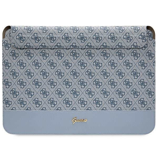 Guess 4G Stripe Metal Logo case for a 14" laptop - blue