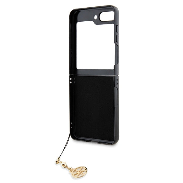 Guess 4G Charms Collection case for Samsung Galaxy Z Flip 5 - brown