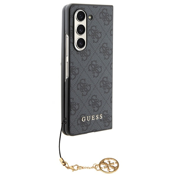 Guess GUHCZFD5GF4GGR F946 Z Fold5 gray/gray hardcase 4G Charms Collection