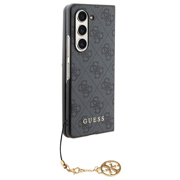 Guess GUHCZFD5GF4GGR F946 Z Fold5 gray/gray hardcase 4G Charms Collection