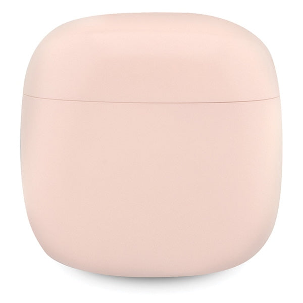 Guess Classic EST Logo TWS Bluetooth headphones + docking station - pink