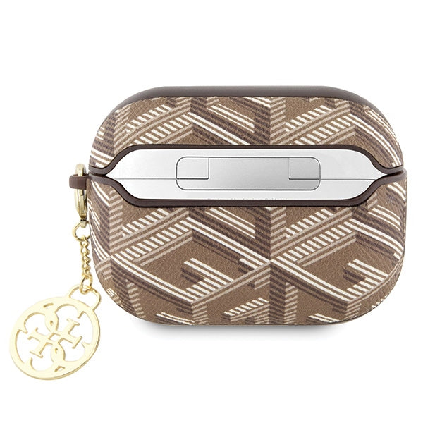 Guess GUAPPGCE4CW case for AirPods Pro - brown GCube Charm