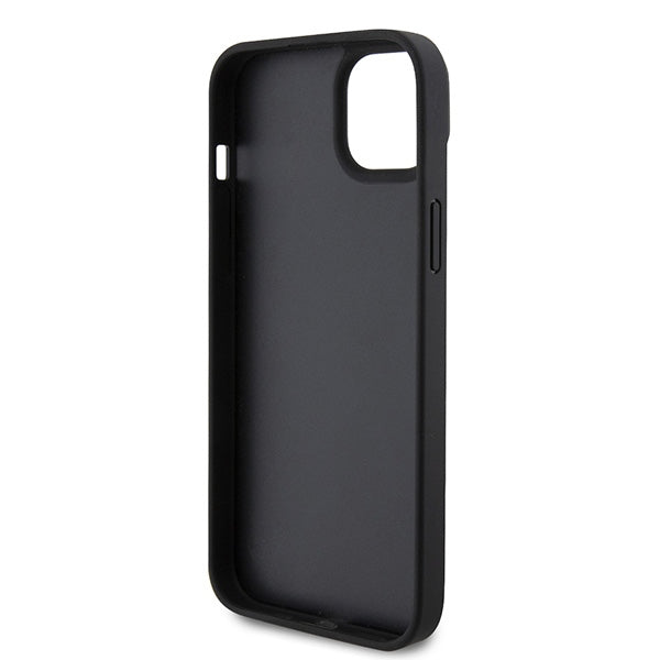 Guess GUHCP15MP4TDSCPK iPhone 15 Plus 6.7" black/black hardcase Crossbody 4G Metal Logo