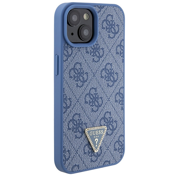 Guess GUHCP15SP4TDSCPB iPhone 15 6.1" blue/blue hardcase Crossbody 4G Metal Logo