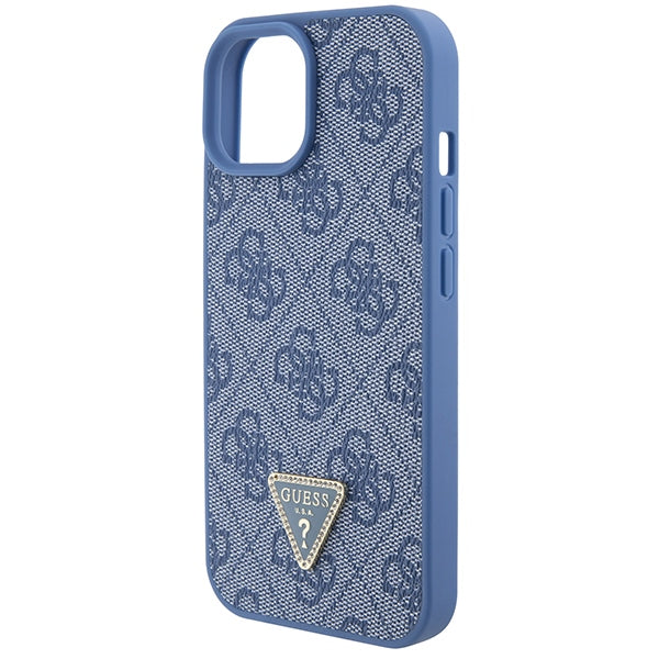 Guess GUHCP15SP4TDSCPB iPhone 15 6.1" blue/blue hardcase Crossbody 4G Metal Logo