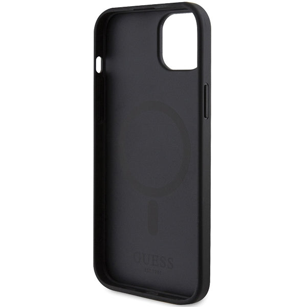 Guess GUHMP15MPSAHMCK iPhone 15 Plus 6.7" black/black hardcase Saffiano MagSafe