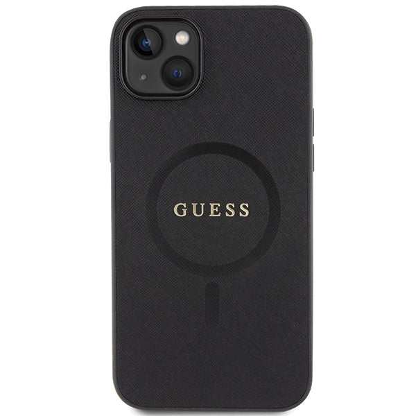 Guess GUHMP15MPSAHMCK iPhone 15 Plus 6.7" black/black hardcase Saffiano MagSafe