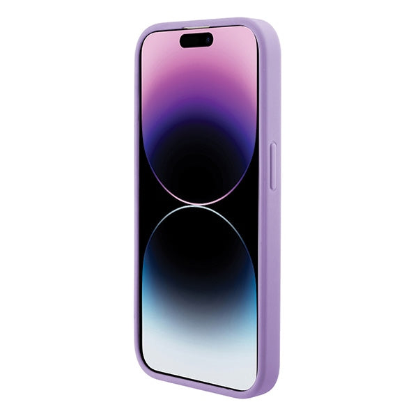 Guess GUHMP15XPSAHMCU iPhone 15 Pro Max 6.7" purple/purple hardcase Saffiano MagSafe