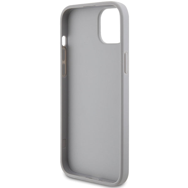 Guess GUHCP15MPS4DGPS iPhone 15 Plus 6.7" silver/silver hardcase Strass Metal Logo