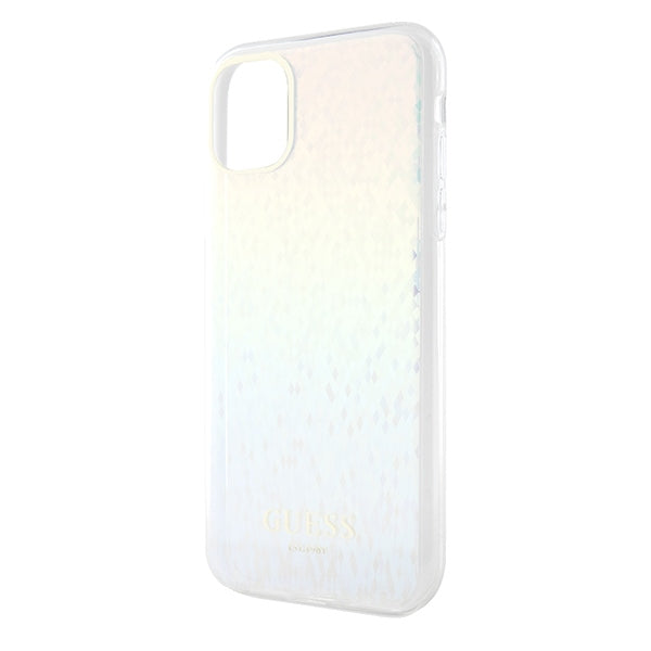 Guess IML Faceted Mirror Disco Iridescent case for iPhone 11 / Xr - multicolor