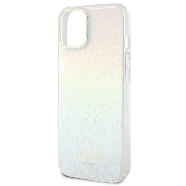 Guess IML Faceted Mirror Disco Iridescent case for iPhone 12/12 Pro - multicolor