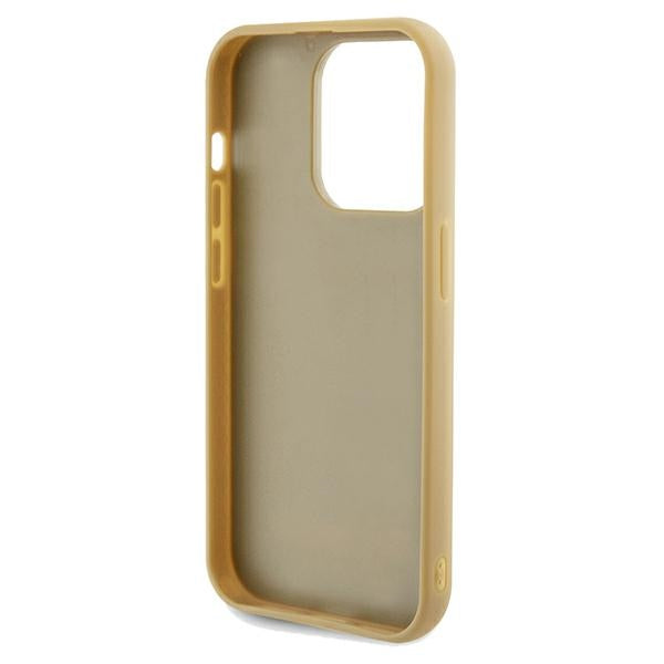 Guess Disco Metal Script case for iPhone 14 Pro Max - gold