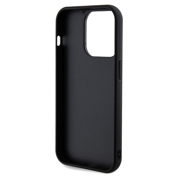 Guess Sequin Script Metal case for iPhone 14 Pro Max - black