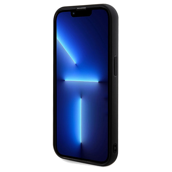 Guess Sequin Script Metal case for iPhone 14 Pro Max - black