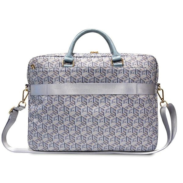 Guess GCube Stripes bag for a 16" laptop - blue