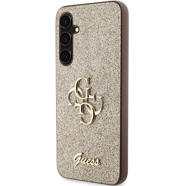 Guess GUHCS23FEHG4SGD S23 FE S711 gold/gold hardcase Glitter Script Big 4G