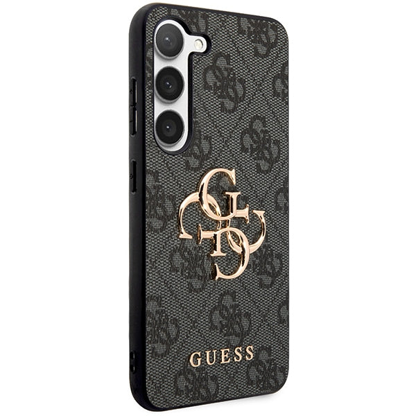 Guess 4G Big Metal Logo case for Samsung Galaxy S24+ - black