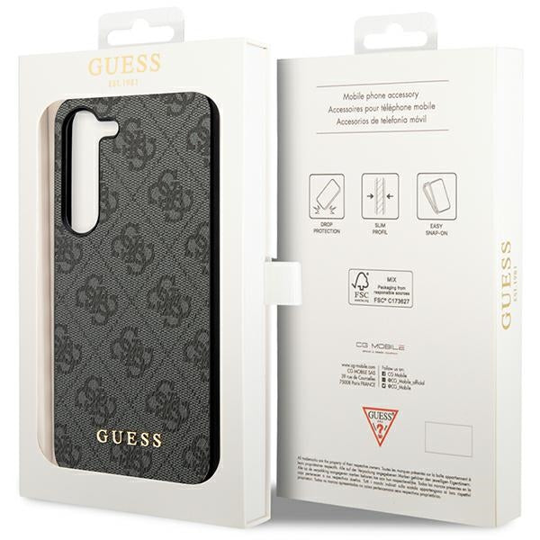 Guess 4G Charms Collection case for Samsung Galaxy S24+ - black