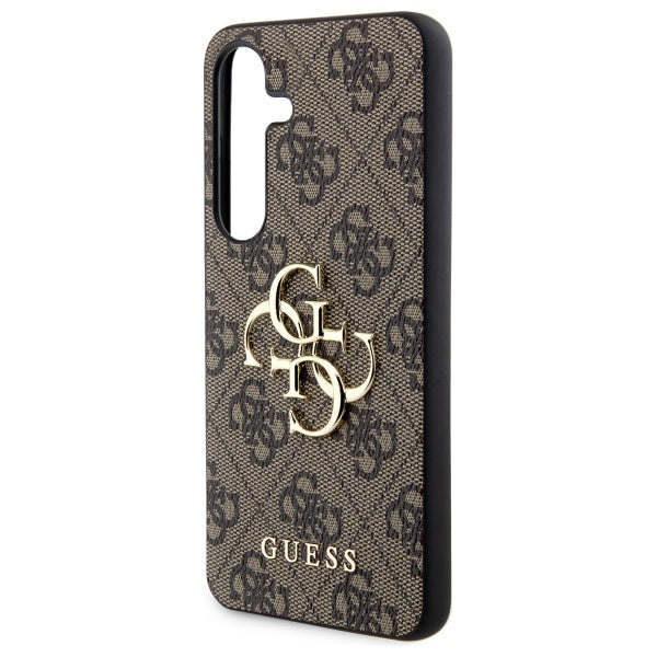 Guess 4G Big Metal Logo case for Samsung Galaxy S24 - brown