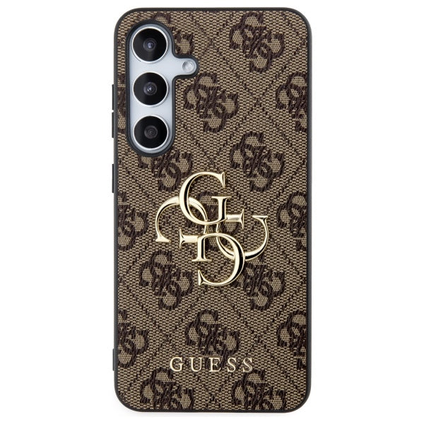 Guess 4G Big Metal Logo case for Samsung Galaxy S24 - brown