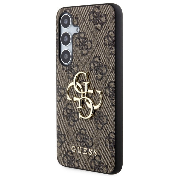 Guess 4G Big Metal Logo case for Samsung Galaxy S24 - brown