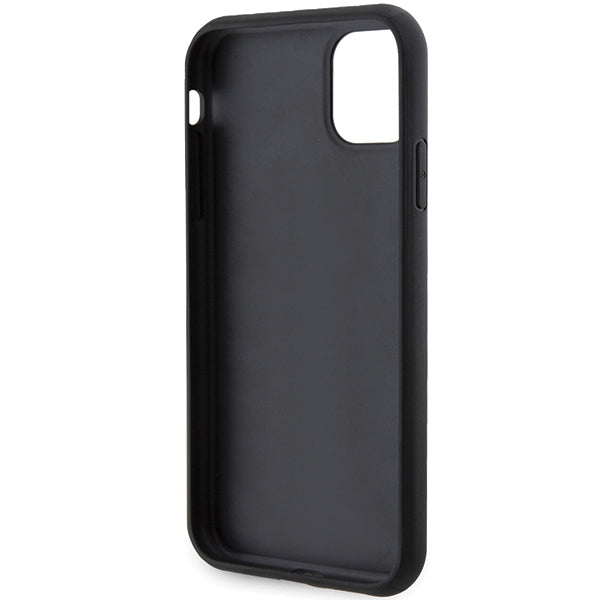 Guess 4G Triangle Metal Logo case for iPhone 11 / XR - black