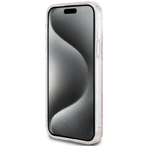 Guess IML GCube MagSafe case for iPhone 15 / 14 / 13 - brown