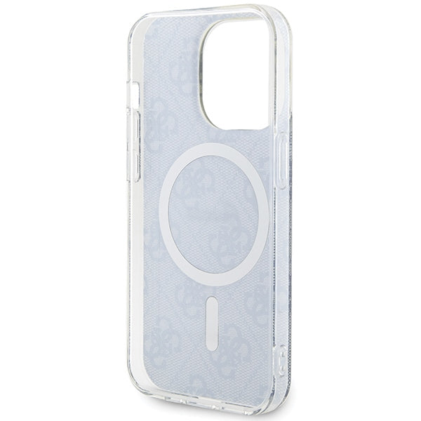 Guess IML 4G MagSafe case for iPhone 15 Pro Max - blue