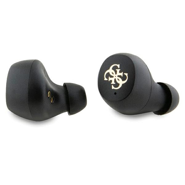 TWS Guess 4G Metal Bluetooth headphones with ENC docking station - blue