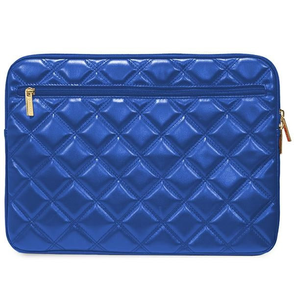 Guess 4G Quilted case for a 14" laptop - blue