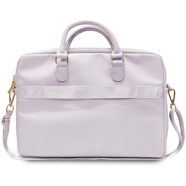 Guess Triangle 4G bag for a 16" laptop - purple