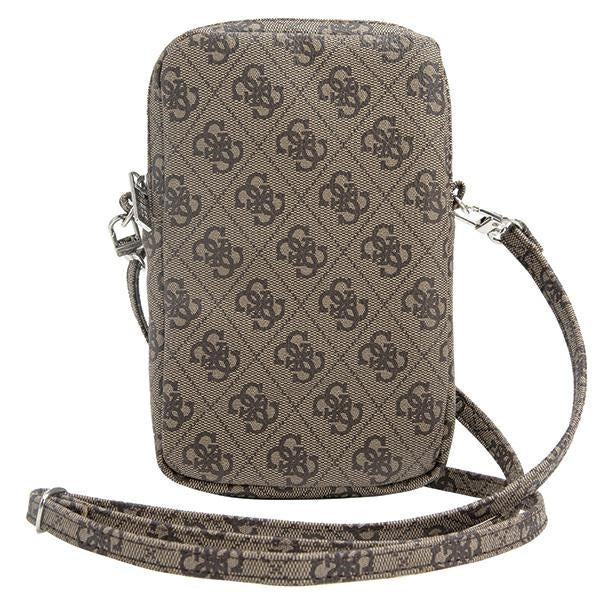Guess Zip 4G Triangle bag - brown
