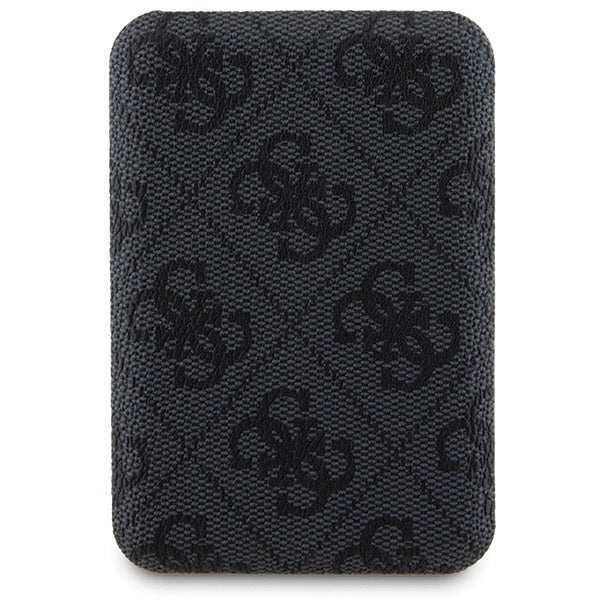 Guess 4G Metal Logo case set for iPhone 11 + 5000mAh MagSafe power bank - black