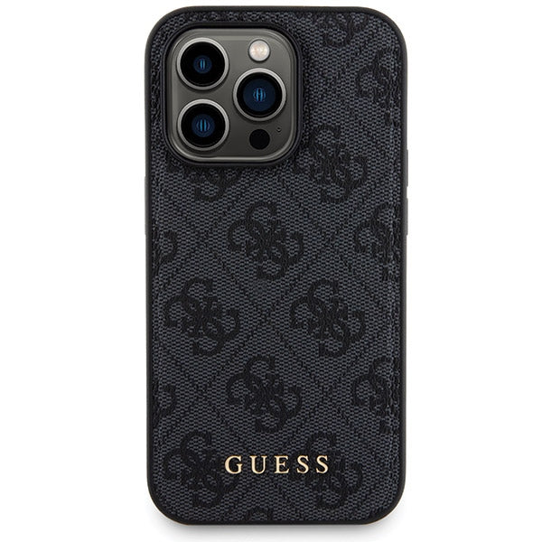 Guess 4G Metal Logo Case Set for iPhone 13 Pro Max + 5000mAh MagSafe Powerbank - Black