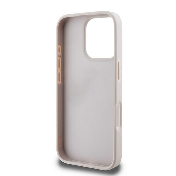 Guess 4G Bottom Stripe Case for iPhone 16 Pro Max - Pink