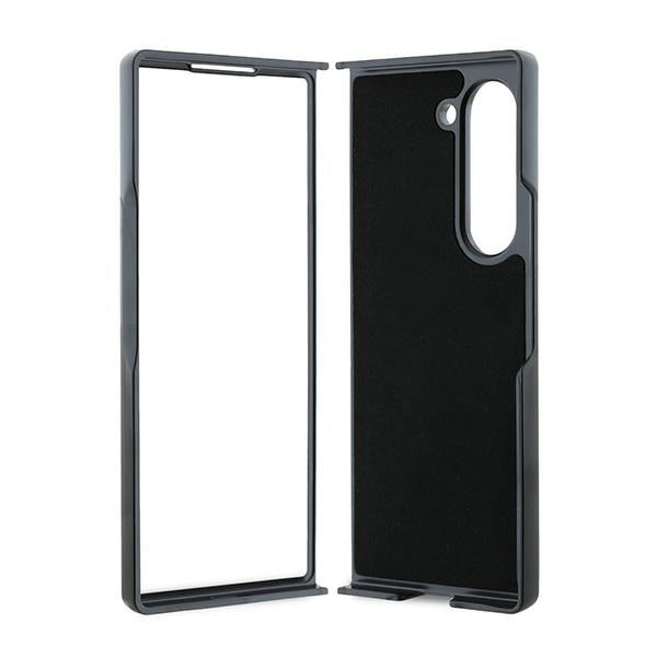 Guess Leather 4G Metal Logo Case for Samsung Galaxy Z Fold 6 - Black