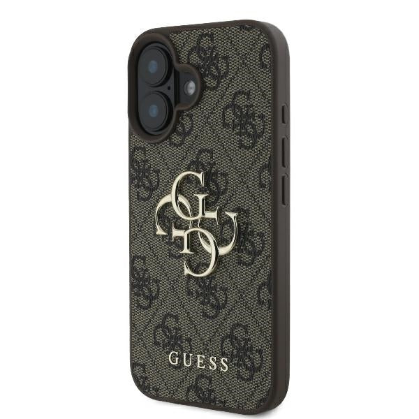 Guess 4G Big Logo Case for iPhone 16 - Brown