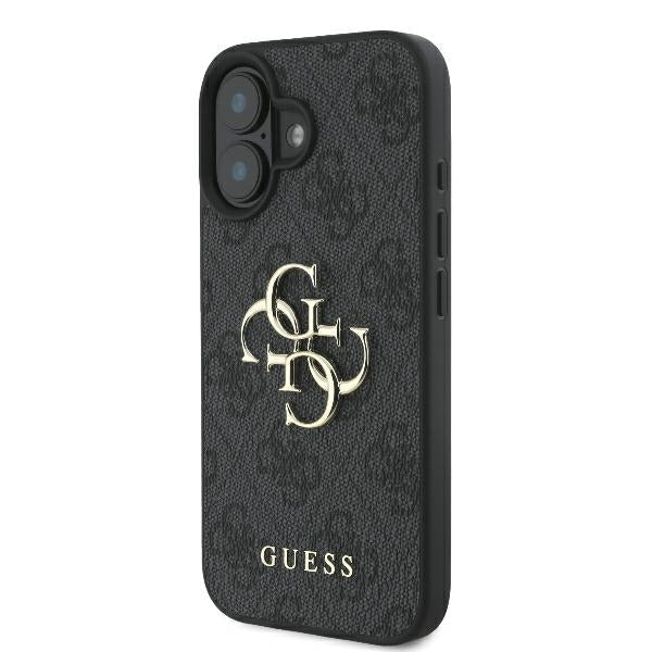 Guess 4G Big Logo Case for iPhone 16 - Black