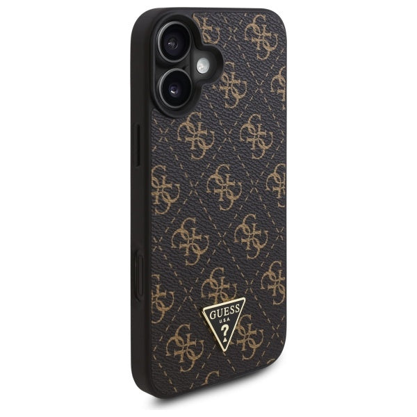 Guess New 4G Triangle Case for iPhone 16 6.1" - Black