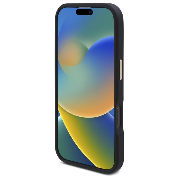 Guess 4G Logo Plate MagSafe Case for iPhone 16 Pro - Black