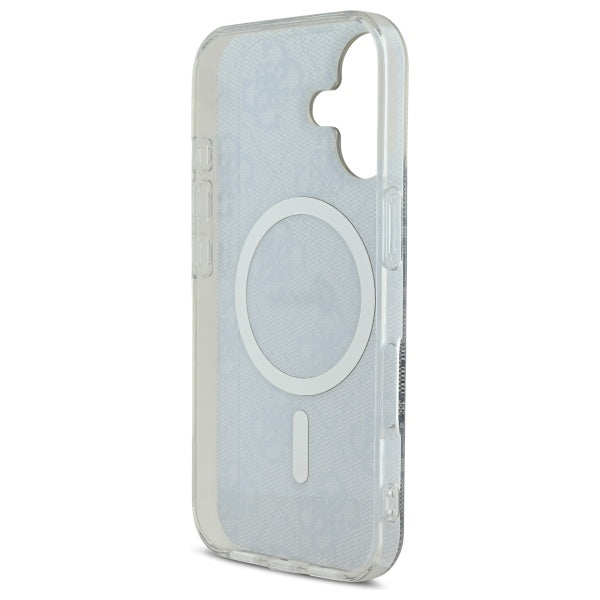 Guess IML 4G MagSafe iPhone 16 Case - Blue