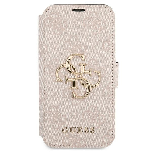 Guess GUBKP13X4GMGPI iPhone 13 Pro Max 6.7" pink/pink book 4G Big Metal Logo