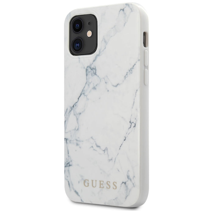 Guess Marble Case for iPhone 12 mini 5.4&quot; - White