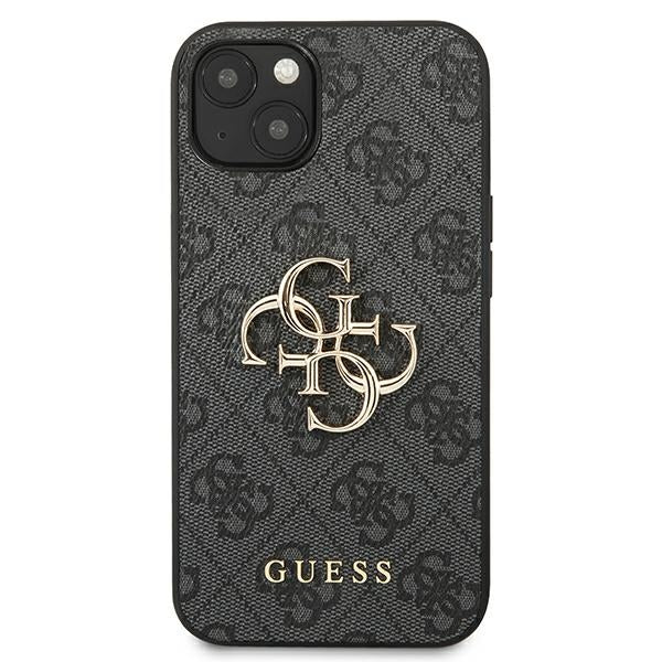 Guess GUHCP13M4GMGGR iPhone 13 / 14 / 15 6.1&quot; gray/gray hardcase 4G Big Metal Logo
