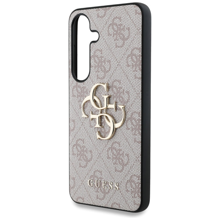 Guess Big 4G Logo Classic Logo Case for Samsung Galaxy S25 Pink