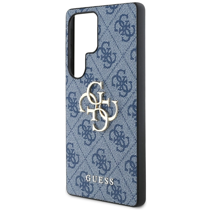 Guess Big 4G Logo Classic Logo case for Samsung Galaxy S25 Ultra blue