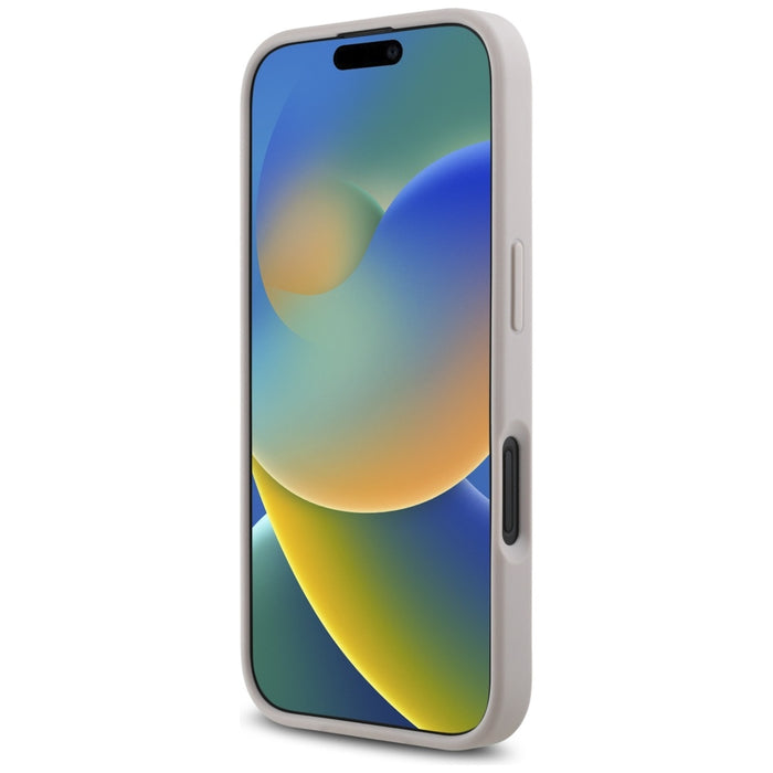 Guess HC PU 4G Small 4G and Classic iPhone 16 MagSafe Case - Pink