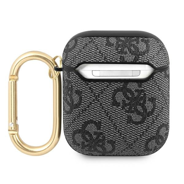 Guess 4G Script Metal Collection case for AirPods 1 / 2 - gray